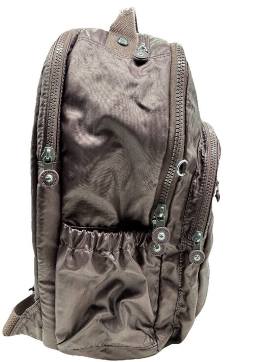 Kipling Backpack Bag  Metallic Rose Gold Pink School Travel Vacation Carry On main image 6